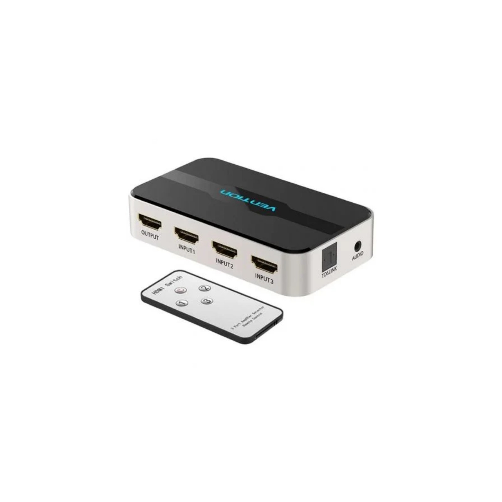 Duplicador 3xhdmi/h-hdmi/m-audio Negro Vention