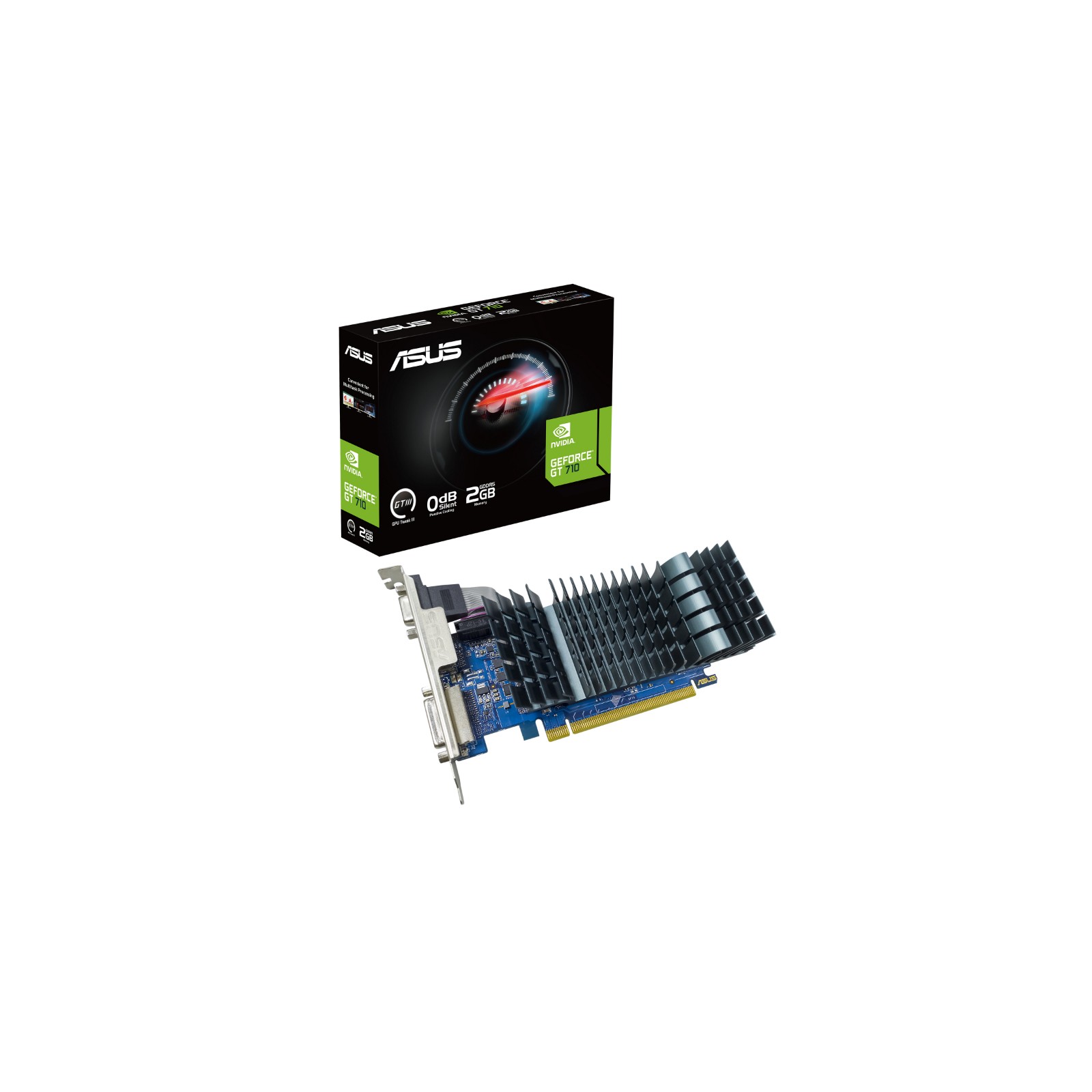 Tarjeta Gráfica NVIDIA GT710 2GB GDDR5 ASUS