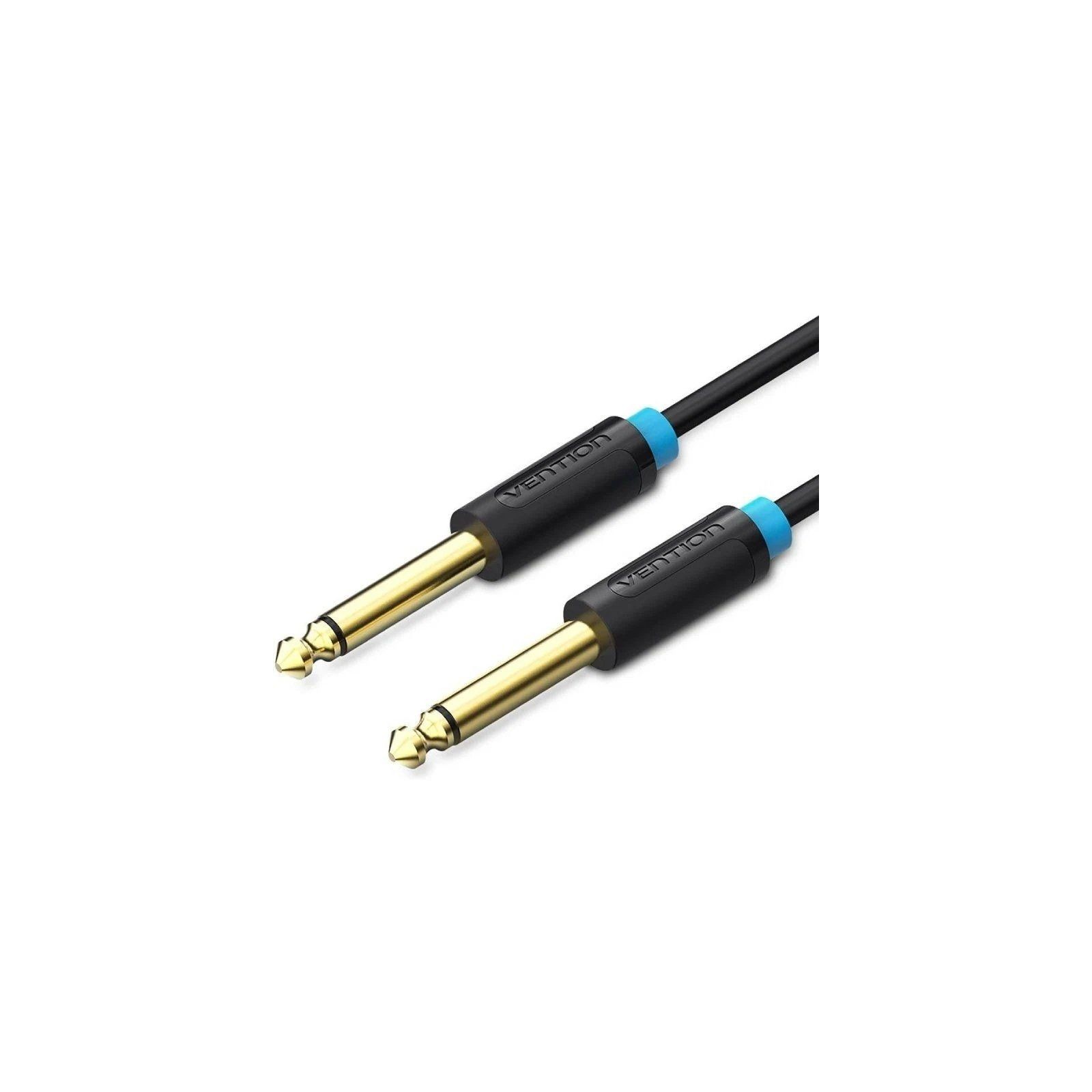 Cable de Audio Estéreo Mono Jack 6.5/m Jack 6.5/m 5m Negro Vention