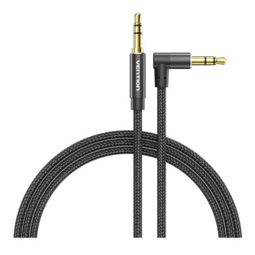 Cable de Audio Estéreo Acodado Jack 3.5m Vention 2M Negro