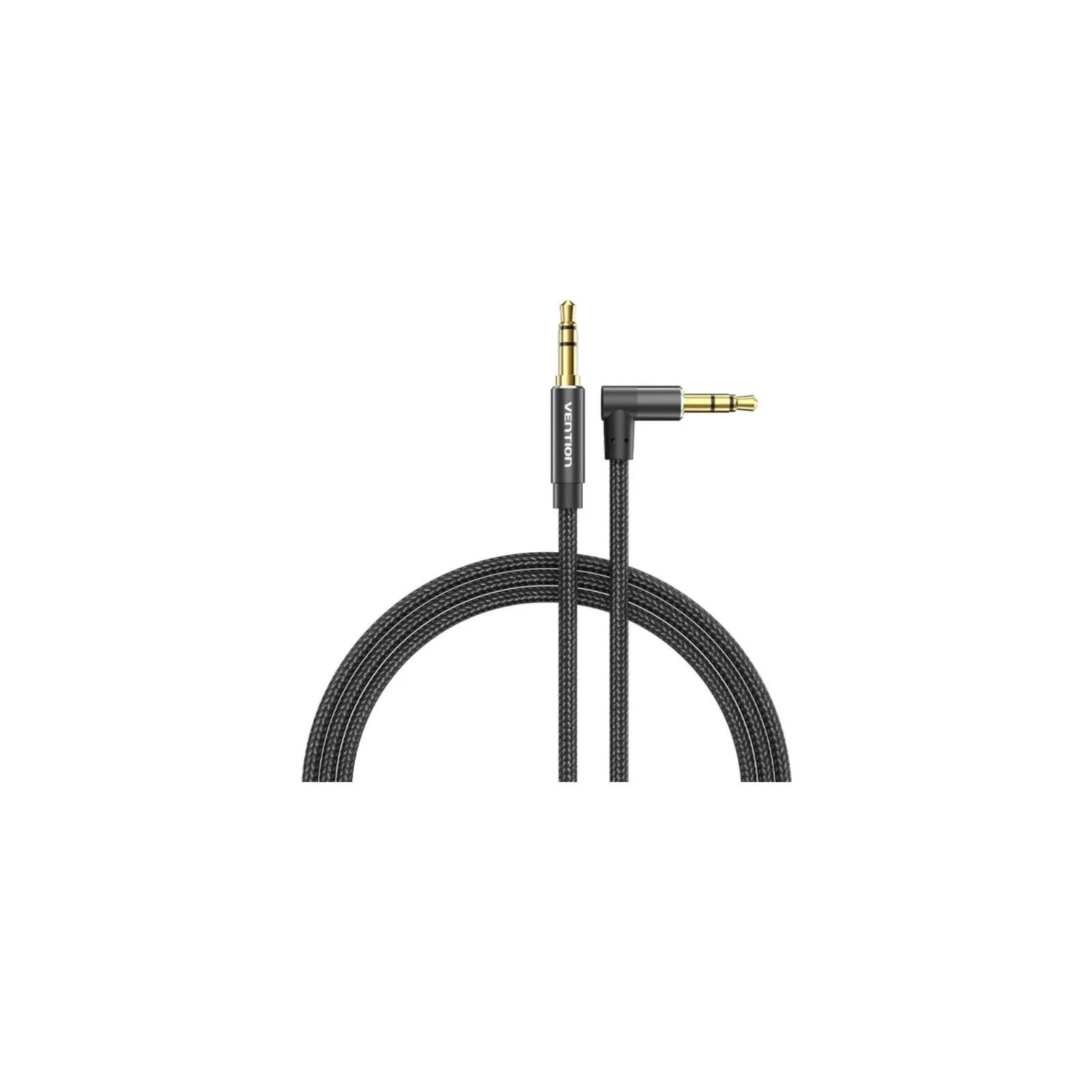 Cable de Audio Estéreo Acodado Jack 3.5m Vention 2M Negro