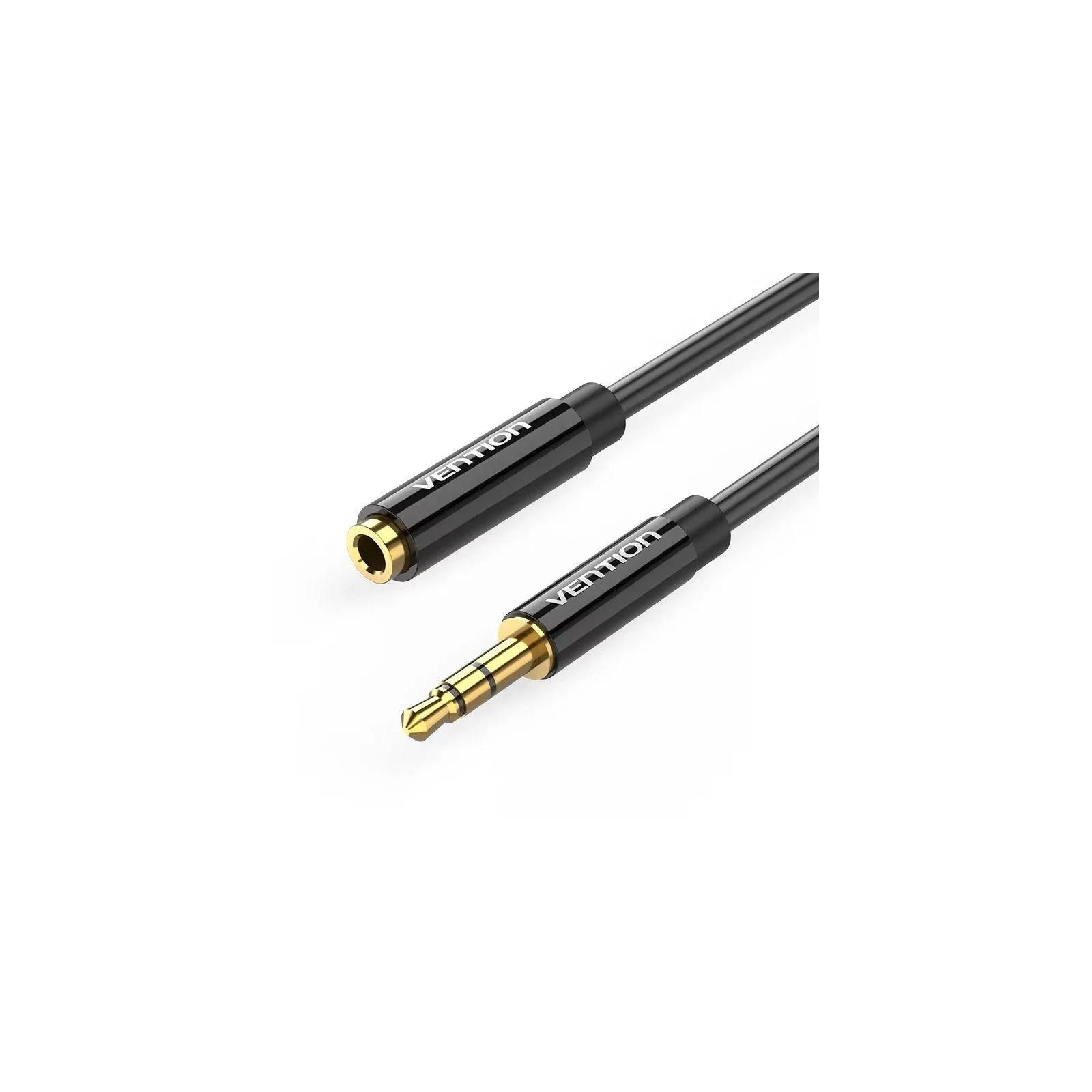 Cable de Audio Estéreo Vention 0.5M Jack 3.5mm Macho a Macho Negro