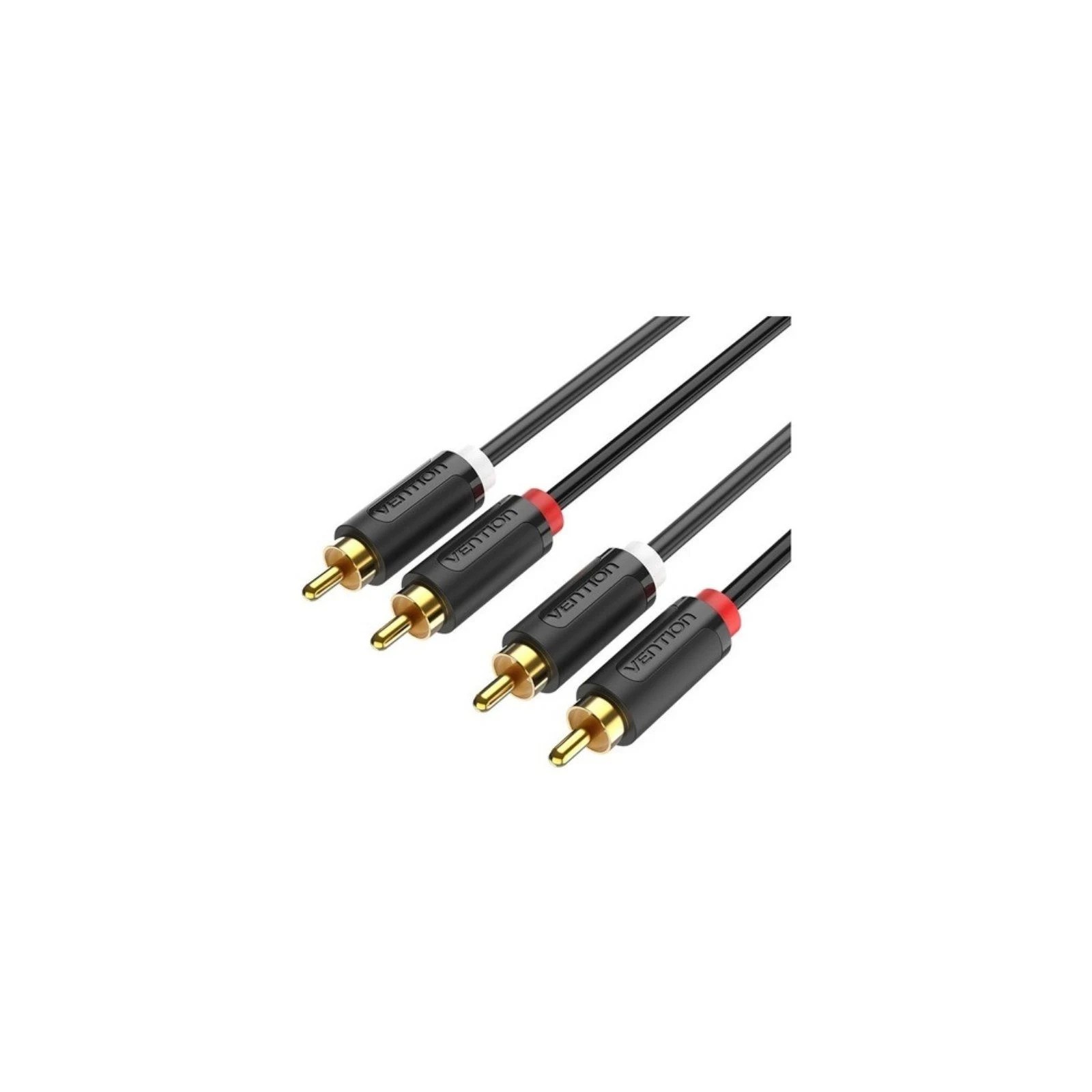 Vention 2xRCA/M to 2xRCA/M Stereo Audio Cable 0.5M Black