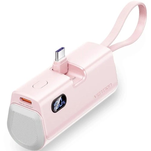 Vention 4800mAh Wireless Power Bank Pink