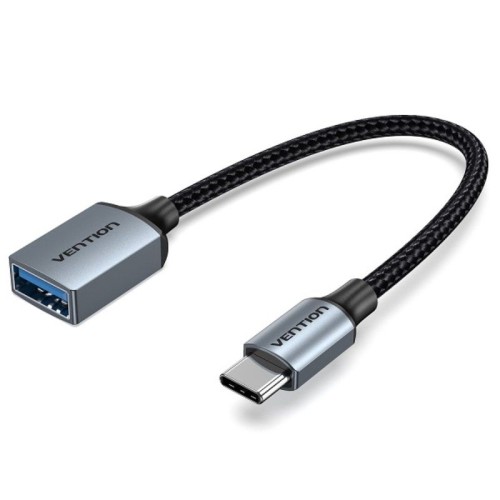 Conversor USB-C/M A 2x USB/A 0.15 M Gris Vention