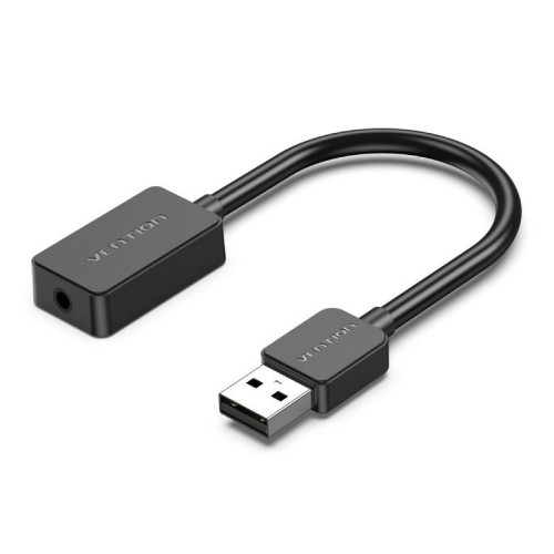 Tarjeta de Sonido USB Macho a Jack 3.5mm Hembra Vention