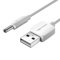 Conversor USB a DC 3.5 mm 0.5 m Blanco Vention