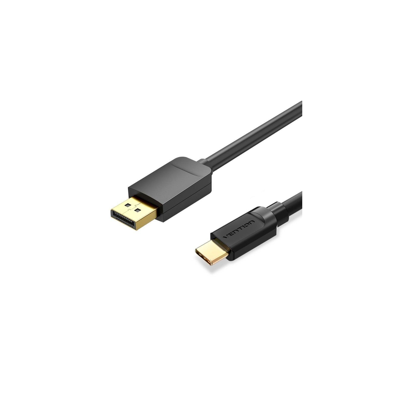 Conversor USB-C a DisplayPort Macho 1m Vention para Video de Alta Calidad