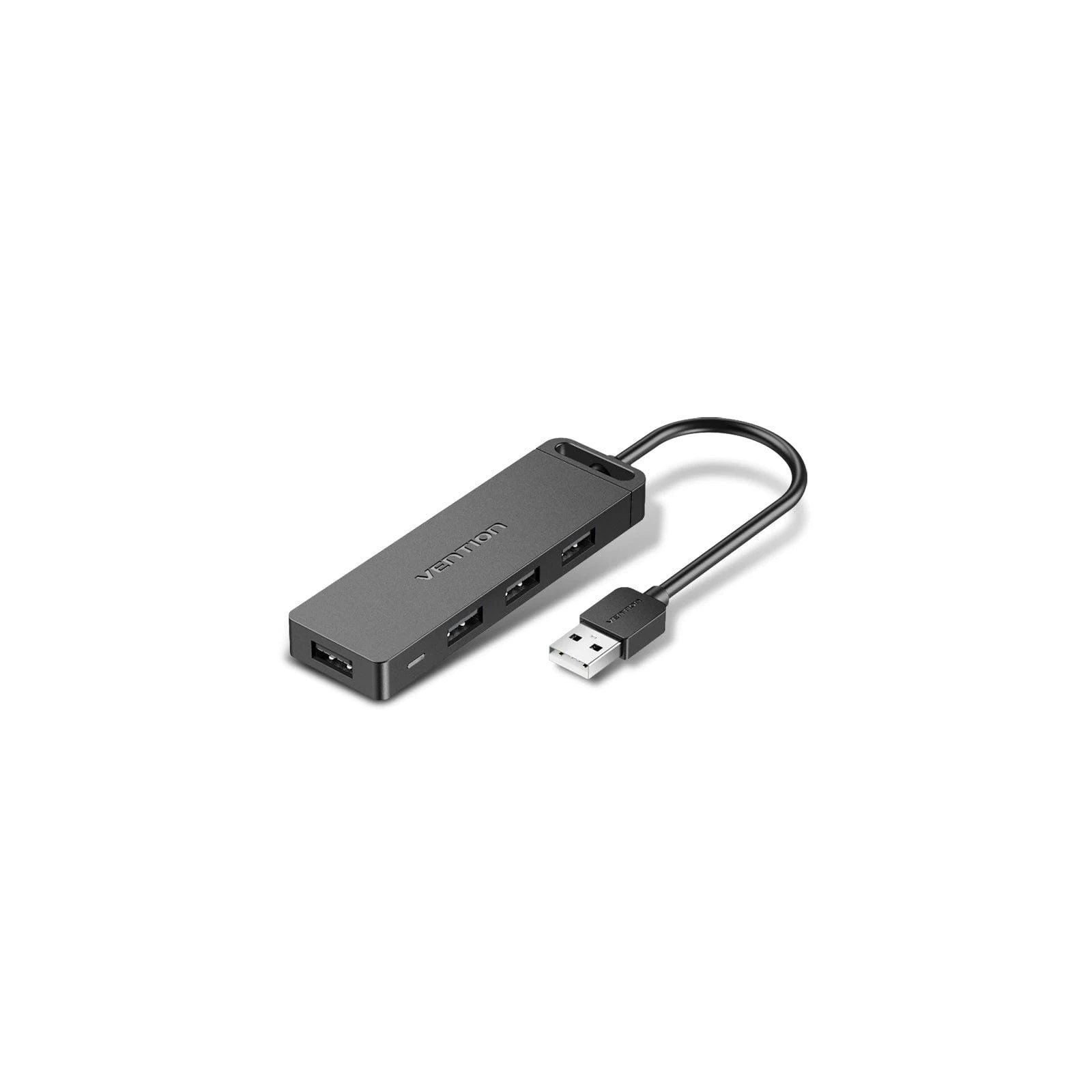 4-Port USB 2.0 Hub 4xUSB 0.5M Grey Vention