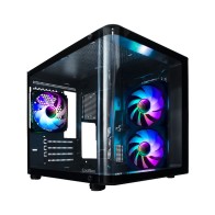 Caja MicroATX GM100 Vision A-RGB Negra Coolbox