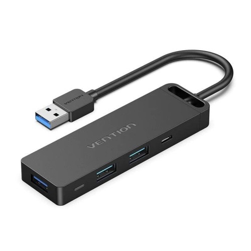 Hub 6 Puertos USB 3.0 Negro Vention