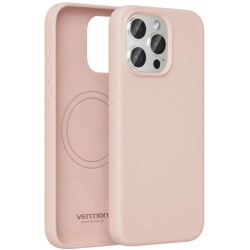 Vention MagSafe Liquid Silicone Case for iPhone 13 Pro Max Pink