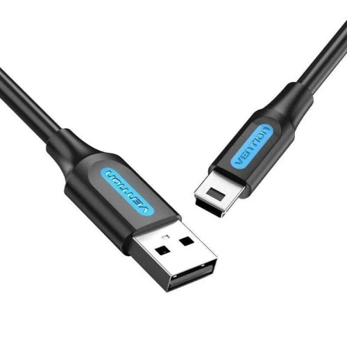 Cable USB 2.0 Mini USB/m A USB/m 0.5 M Negro Vention