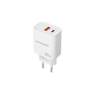 Wall Charger 1xUSB-C PD 20W White Nanocable