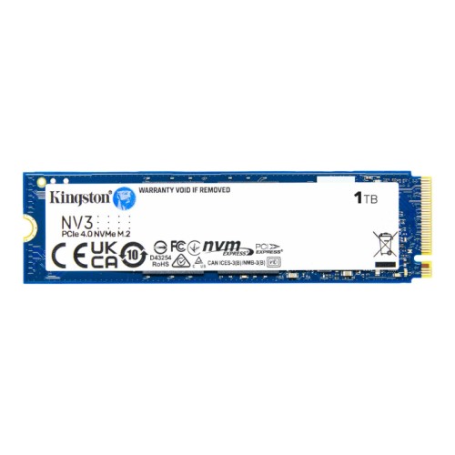 1TB NV3 M.2 2280 NVMe PCIe Kingston SSD