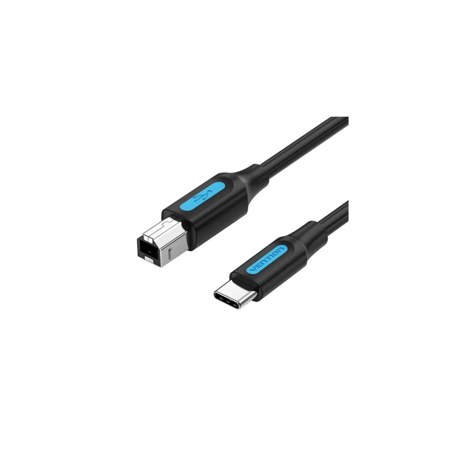 Cable USB 2.0 para impresoras Tipo A macho a USB-C macho 2M Negro Vention