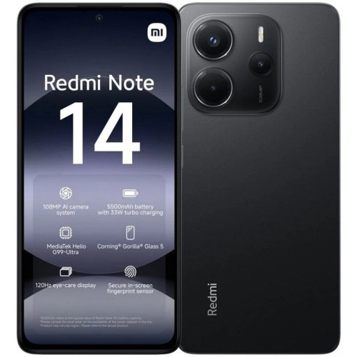 Smartphone Redmi Note 14 (6+128GB) Negre Xiaomi