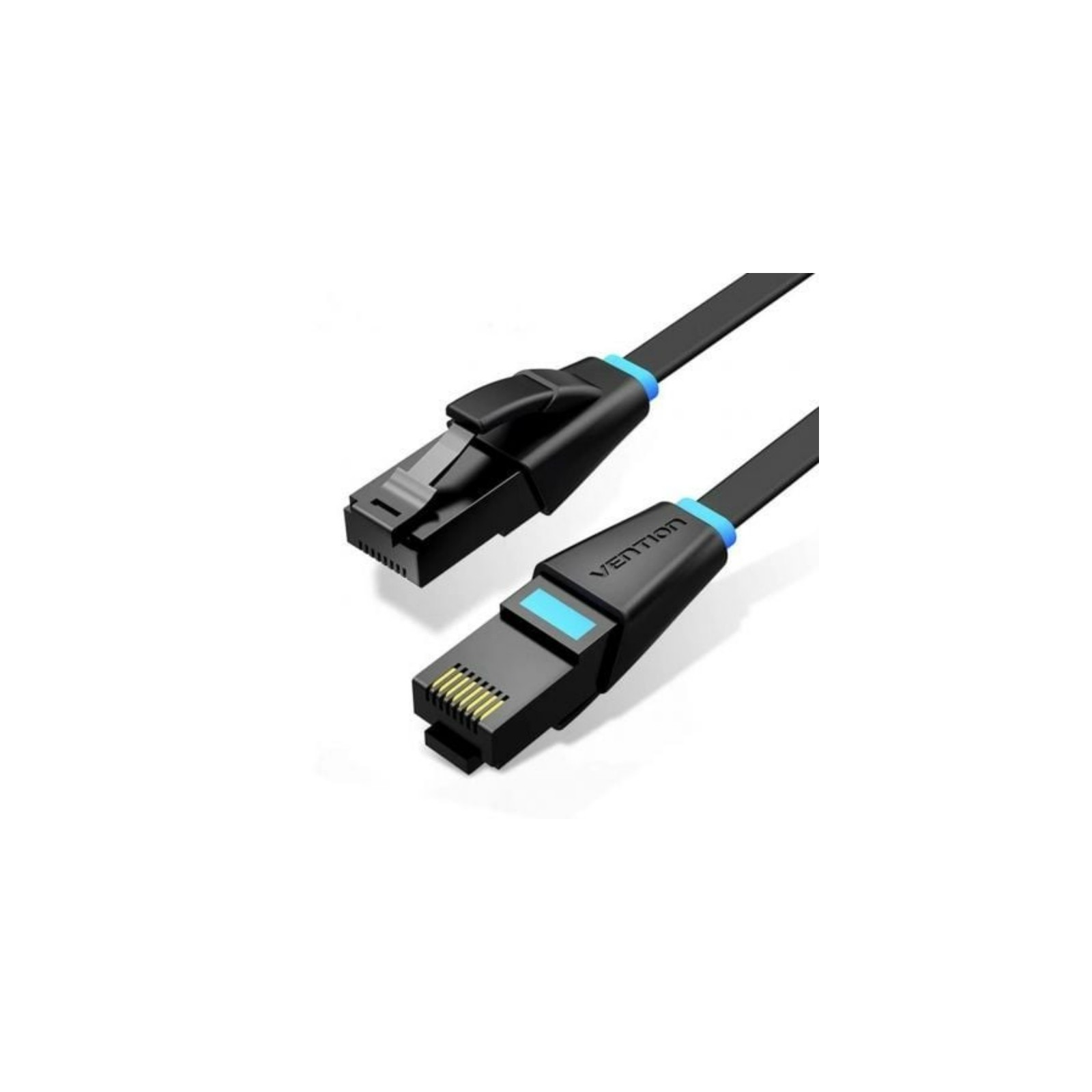 Cable RJ45 UTP Cat6a 0.5m Negro Vention