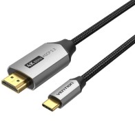 Conversor USB-C a HDMI/M 4K 1M Negro Nanocable