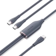 Cable USB-C a 2xUSB-C 1.5 M Vention