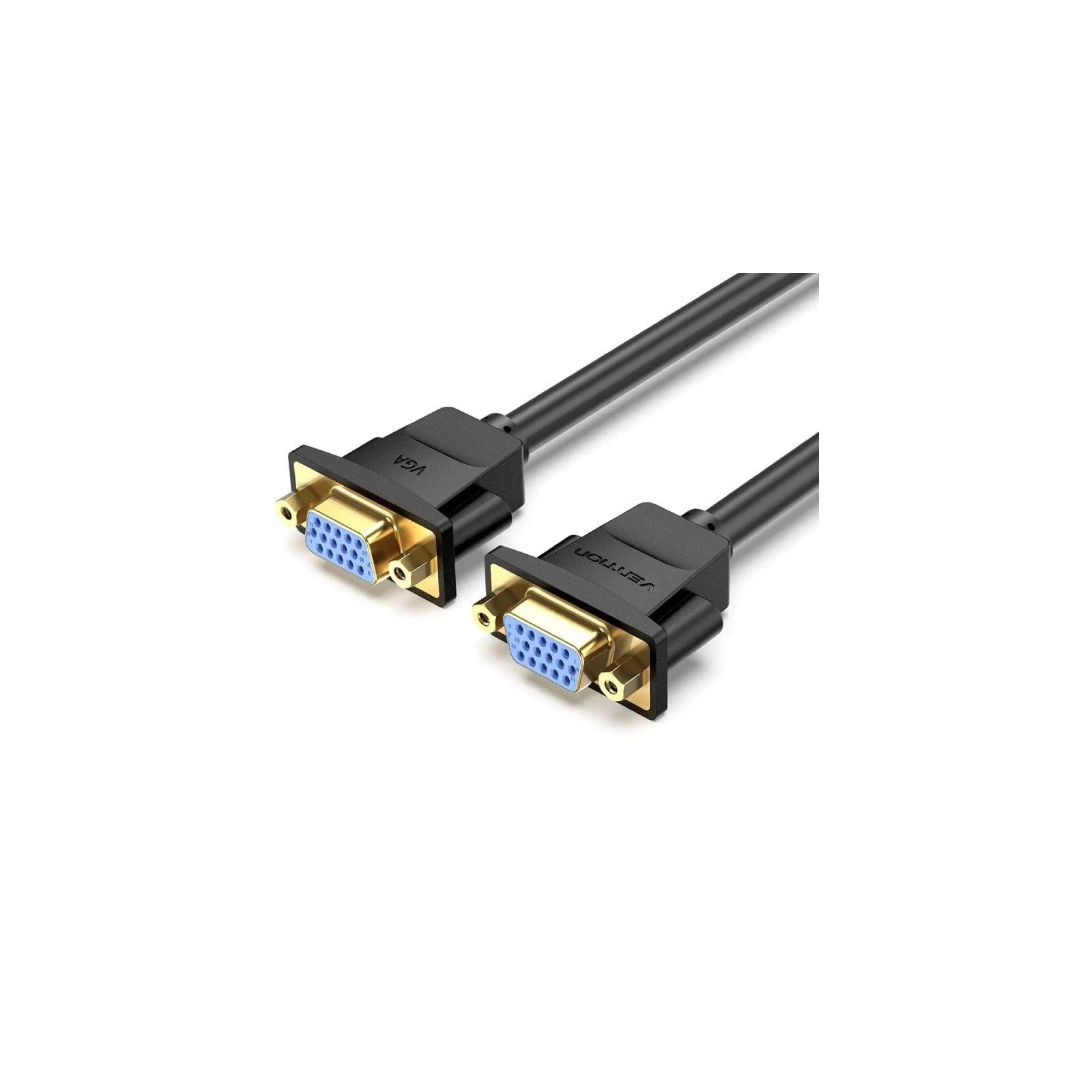 Cable Alargador VGA H-H 1M Negro Vention