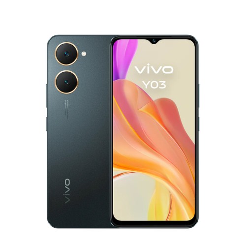 Vivo Y03 Smartphone 6.56 (4+128GB) Black