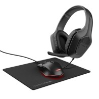 Kit Gaming GXT 790 Tridox Ratón + Auricular + Alfombrilla Trust