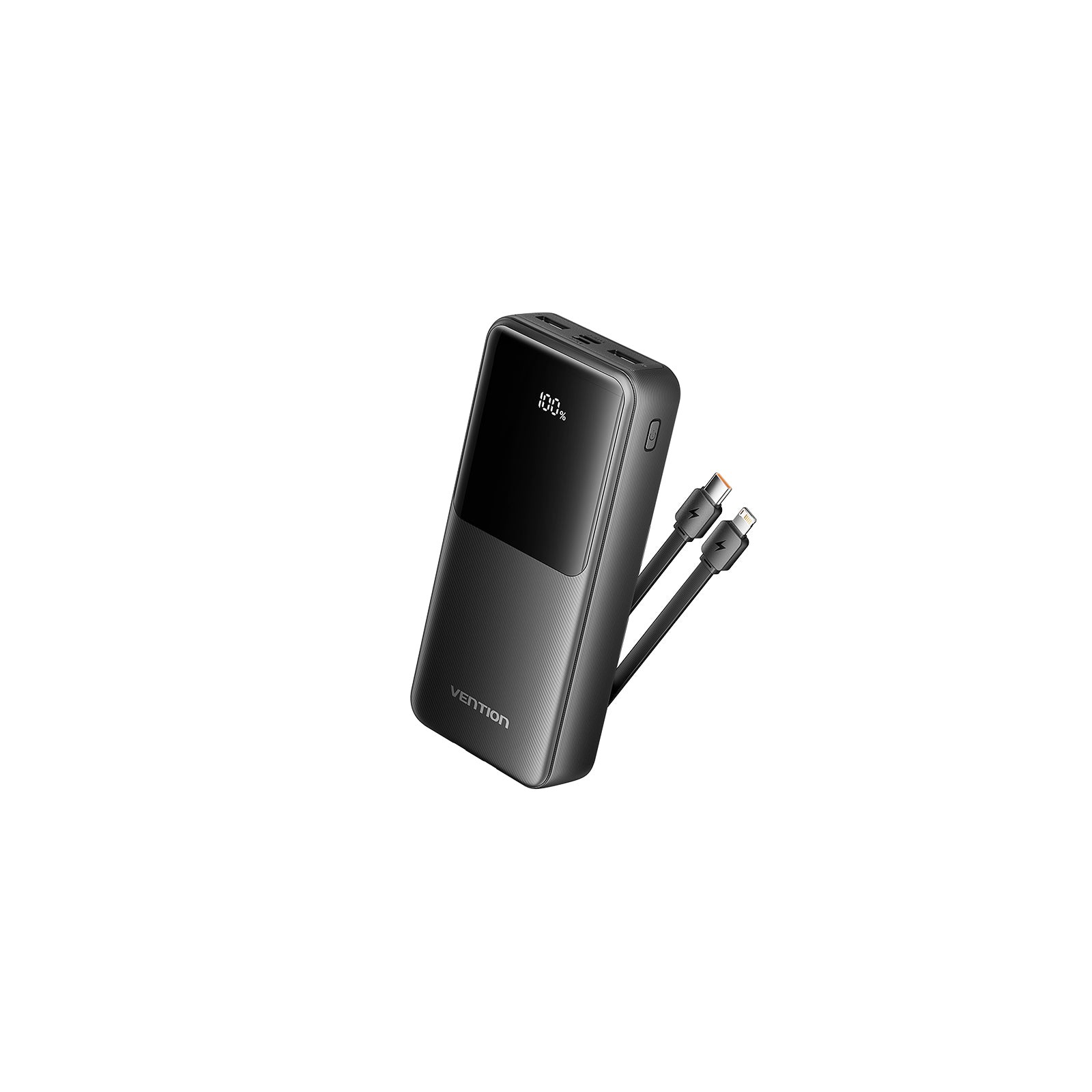 Power Bank Vention 20000mAh con Cable USB-C Lightning