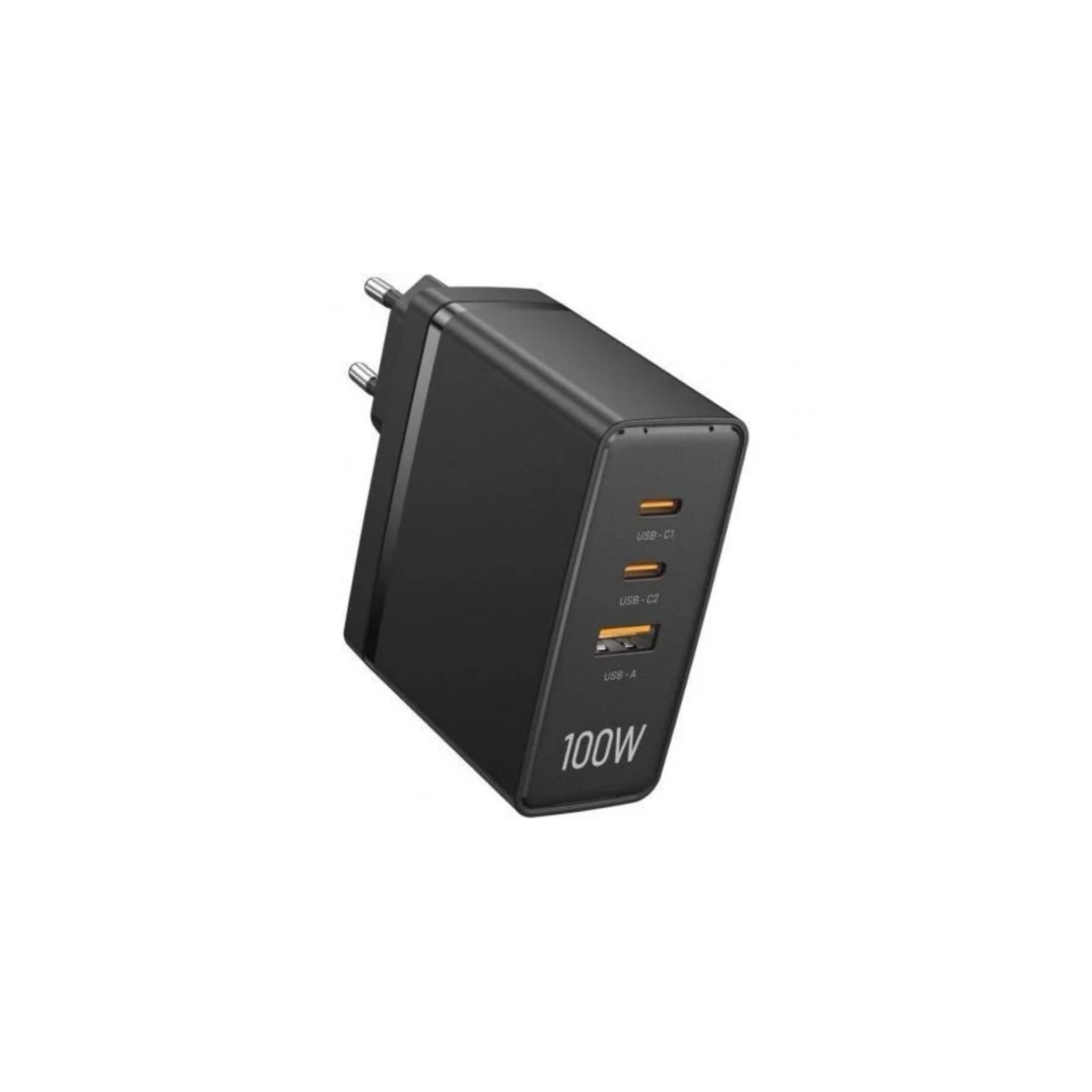 Wall Charger 100W 2xUSB-C/USB-A Black Vention