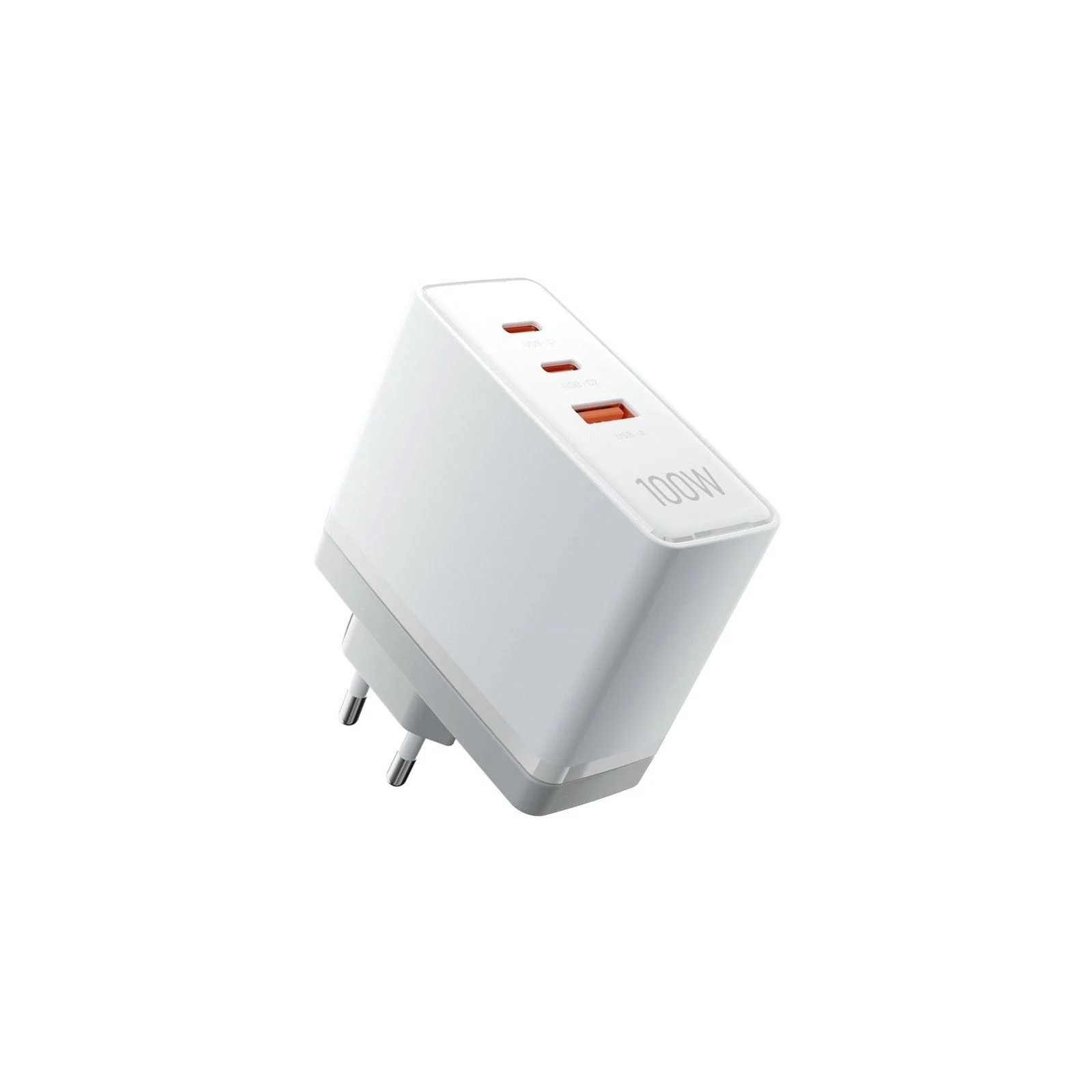 100W Wall Charger with 2x USB-C and USB-A White Vention