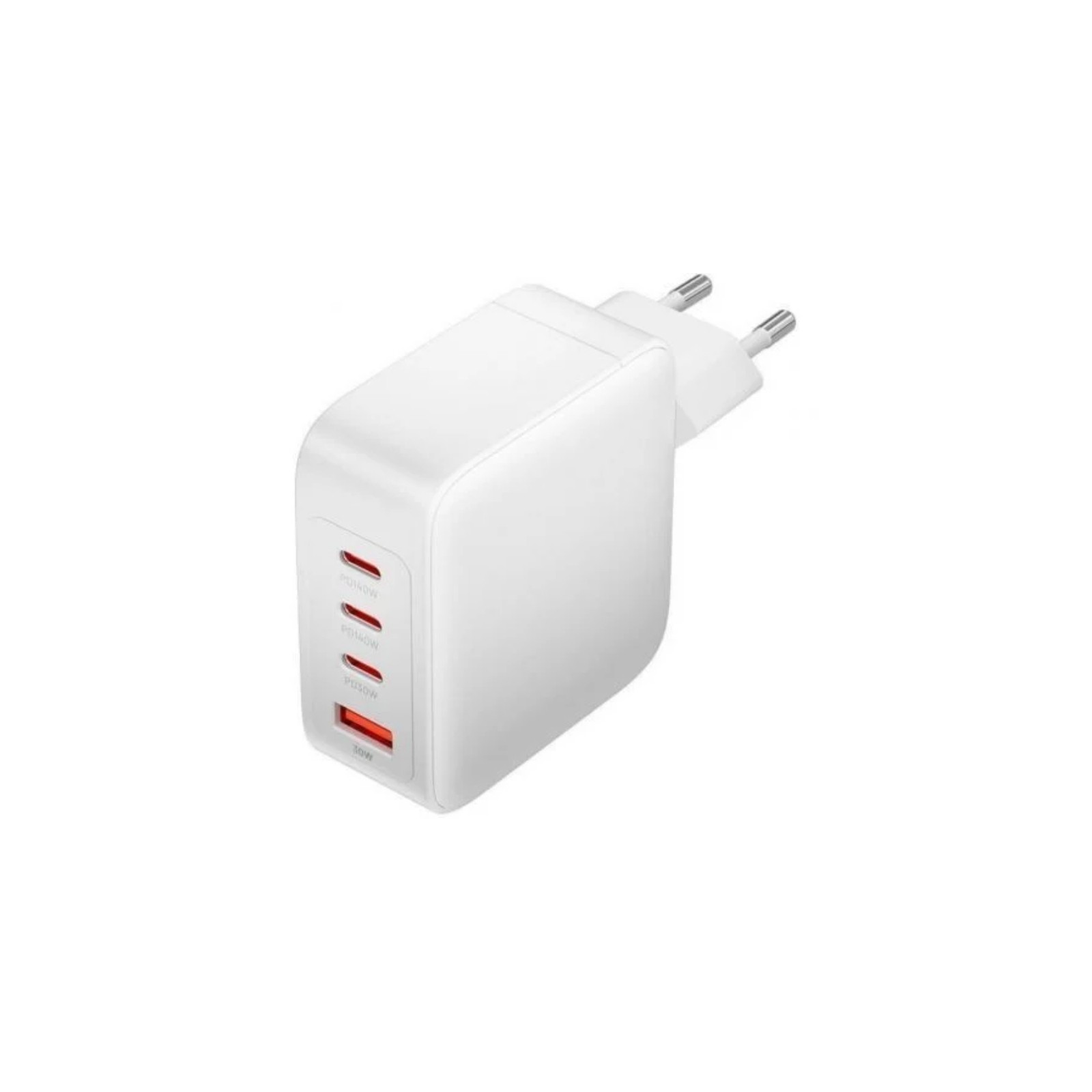 Cargador Pared 140w 3xusb-c + Cable Usb-c/usb-a Blanco Vention