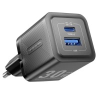 Vention 30W Wall Charger - Dual USB-C USB-A Compact Design