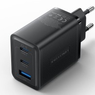 Cargador de Pared Vention 65W - Carga Rápida Doble USB-C USB-A