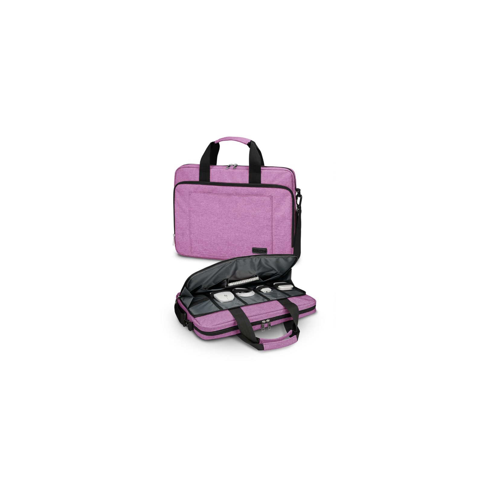 Air Padding Briefcase 15.6 Pink Stylish Protection