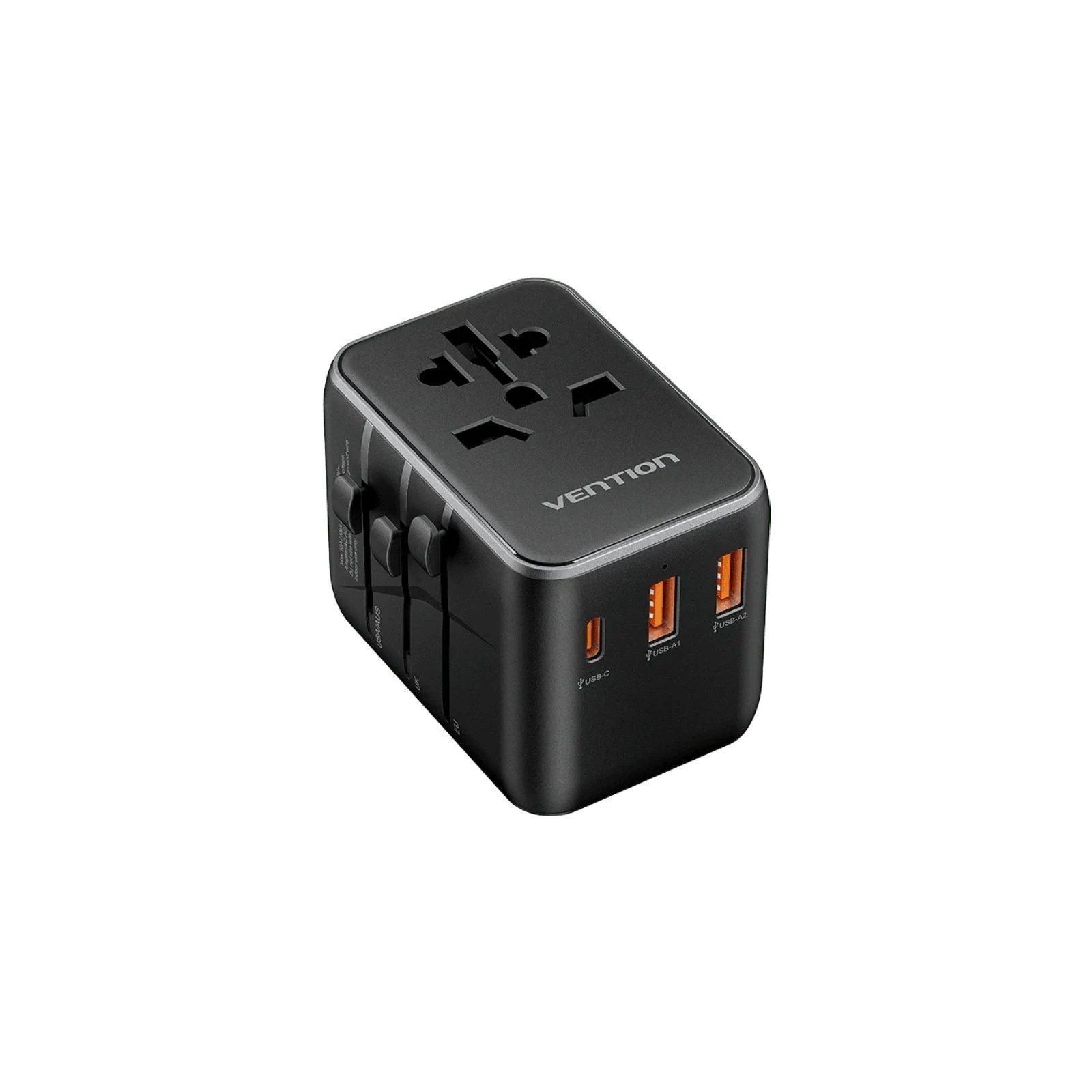 Cargador de Pared Universal 65W Vention USB-C y USB-A