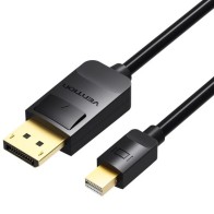 Mini DisplayPort to DisplayPort Cable 2m Black Vention