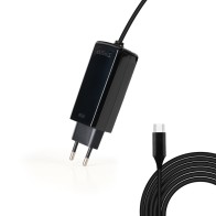 Cargador Portátil 45W USB-C Gan Negro Tooq